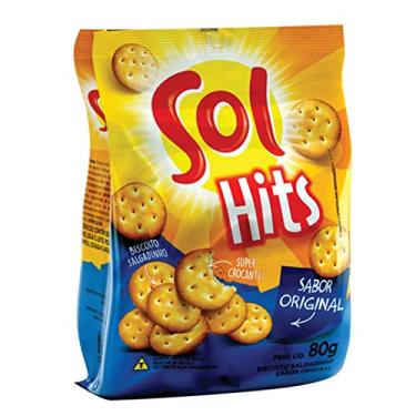 Imagem de Biscoito Salgado Hits Original Sol 80G