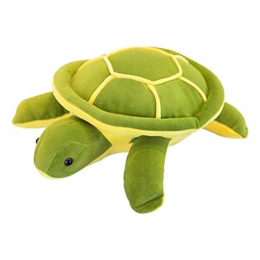 Imagem de Tartaruga de pelúcia | Brinquedos de pelúcia macios para abraçar, almofada de tartaruga de pelúcia, brinquedo de boneca de animal peludo