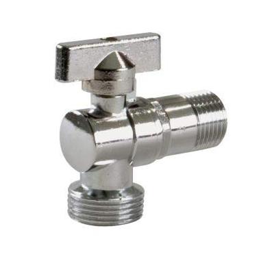 Imagem de Sollux Torneira Esfera Cromada 1/2 x 3/4, Válvula de Esfera, Metal Cromado, 25 cm de Largura, 2 Portas, Faucet para Máquina de Lavar