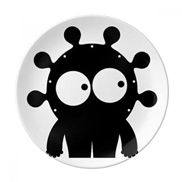 Imagem de Prato de alienígena e monstro alienígena decorativo de porcelana Salver louças para jantar