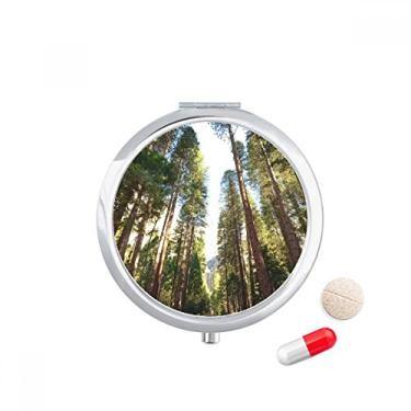 Imagem de Caixa de comprimidos Green Forestry Science Nature Scenery Pocket Medicine Storage Box Dispenser recipiente