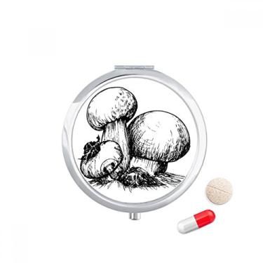 Imagem de Caixa de comprimidos Yummy Criature Swamm Ilustration Pocket Medicine Storage Box Dispenser Recipiente