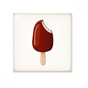 Imagem de Chocolate crocante picolé doce sorvete azulejo de cerâmica brilhante decalque de tijolos esmaltados
