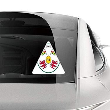 Imagem de DIYthinker Adesivo com emblema nacional da África Togo para carro, motocicleta, bicicleta, bagagem