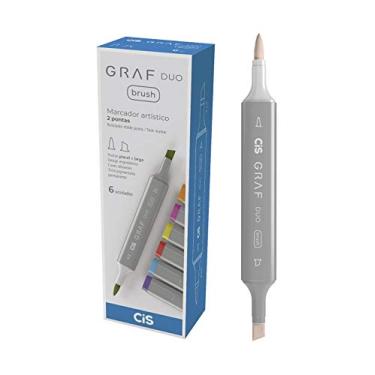 Imagem de Marcador Graf Duo Brush, CIS, Bareley Beige, Caixa com 6 unidades