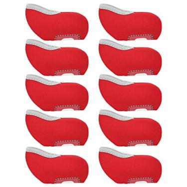 Imagem de Labuduo Capa para putter, protetor de cabeça para putter, com um design conveniente e fácil de usar para putter Home (vermelho)