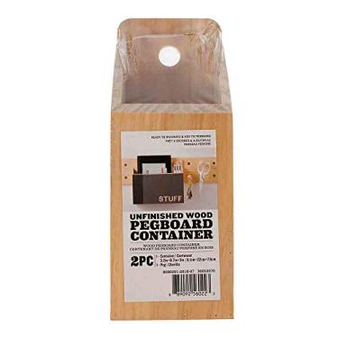 Imagem de West Coast Paracord – Personalize seu próprio sistema Pegboard – Armazenamento de parede DIY – cavilhas, prateleiras, recipientes, bandejas, prateleiras de parede personalizada exclusiva – madeira inacabada/natural