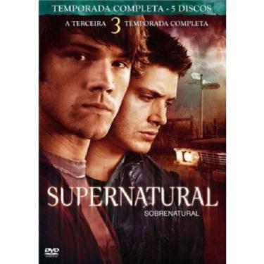 Imagem de Box Dvd Coleção Supernatural: 3ª Temporada (5 Dvds) - Warner