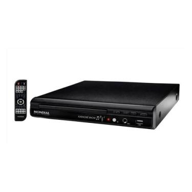 Imagem de Dvd Player Mondial D 20 Com Função Karaokê E Usb Bivolt Loi