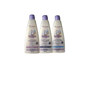 Imagem de Kit Shampoo E Condicionador + Ativador Infantil Crespos