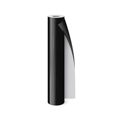 Imagem de Mimo Adesivo Vinil Brilho Preto Absoluto - 30 cm x 2,5 m - Superfície Brilhante e Acabamento Premium - Ultradurabilidade, Excelente Aderência e Lavável- Superflexível e Reposicionável