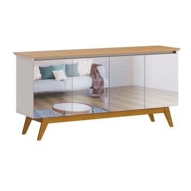 Imagem de Buffet Classic 4Pts 1.8 - Off White/Nature - Espelhado