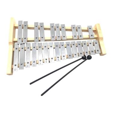 Imagem de Fancyes 25 notas glockenspiel xilofone moldura de madeira presentes para iniciantes instrumento de percussão musical educacional sintonizado glockenspiel