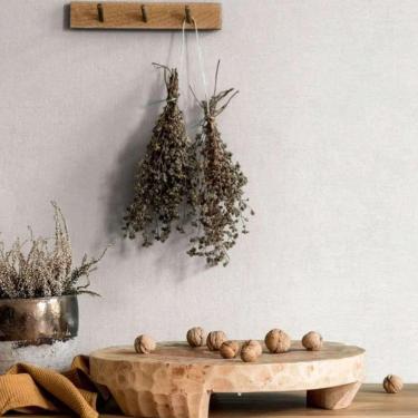 Imagem de Papel de Parede Ivy Aspecto Têxtil Off White 6724-40-I