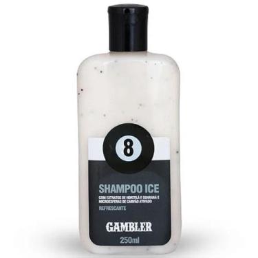 Imagem de Shampoo Ice Refrescante Bola 8 Ação Anti-Caspa Gambler 250 Ml