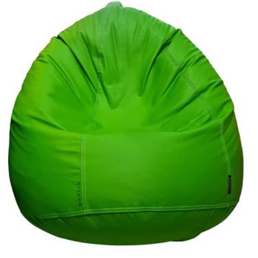 Imagem de Puff para Sala Quarto Gamer Escritório Eventos Áreas de Recreação Empresas Escolas Formato Gota Receba Pronto p/Uso com Enchimento Cor: Verde