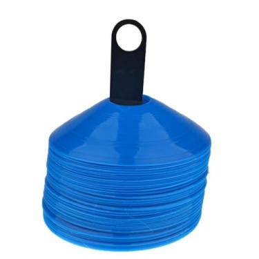 Imagem de 50x Chapéu Chines Cone 19cm Mini Treino Esporte Funcional AZUL