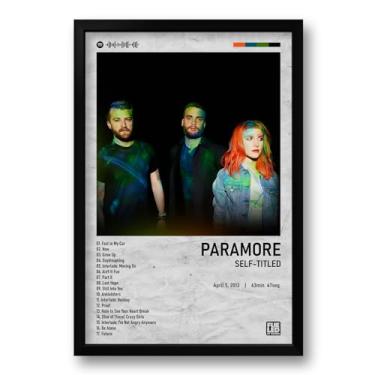 Imagem de Quadro Álbum Spotify Self-Titled - Paramore - 40x60cm