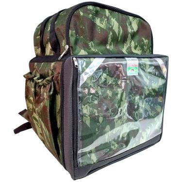 Imagem de Mochila Bag Motoboy  Delivery  Reforçada - Camuflada