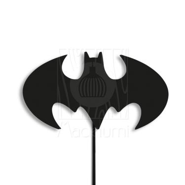 Imagem de Luminária Abajur Parede Batman Madeira G9 30cm Decoração