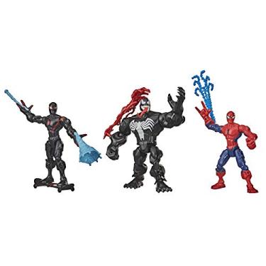 Imagem de Marvel Super Hero Mashers Web-Slinging Collection Pack with Spiderman, Venom and Miles Morales (Amazon Exclusive)