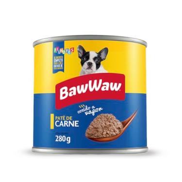 Imagem de BAW WAW Patê Baw Waw Para Cães Filhotes Sabor Carne 280G