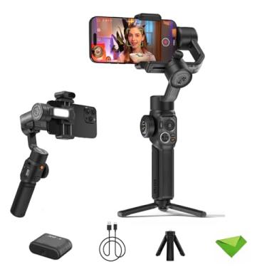 Imagem de Zhiyun Smooth 5S AI Combo Estabilizador de cardan, gimbal de telefone de 3 eixos, estabilizador de telefone de rastreamento AI para Android para iPhone 14 Pro Max Plus 13 12 11 X XR XS 8 Plus