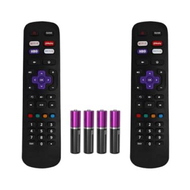 Imagem de Kit 2 Controle Remoto Compatível com Semp TCL Roku Smart TV