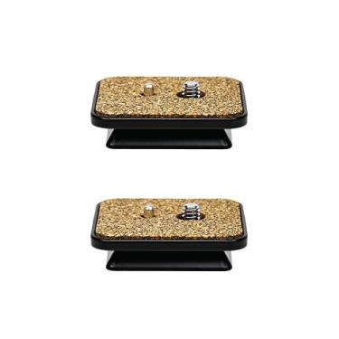 Imagem de Foto&Tech 2 peças de reposição para montagem de cabeça de tripé de 42 mm para Ambco V-0554, Prmster 6100 6160 7100 FW29T, Vvtar V3000 Hakba S-4500 S-6000 Vlbon Shrpa 200R 800R Suporte de tripé 1 5/8