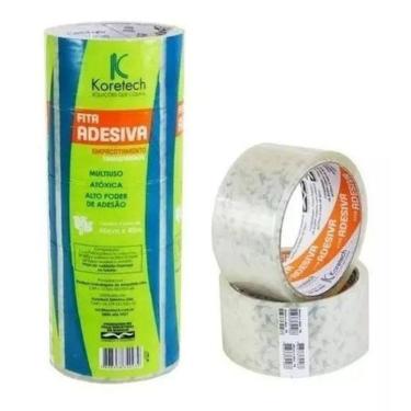 Imagem de Fita Adesiva Transparente 45Mm X 40M Koretech Com 4 Unidades