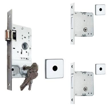 Imagem de Fechadura Tetrakit Rolete Stam Porta de Entrada Pivotante