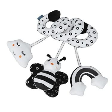 Imagem de Brinquedo Espiral para Carrinho de bebê, Brinquedo de Pelúcia Espiral Macio para Cadeirinha de Carro (Estilo 1)