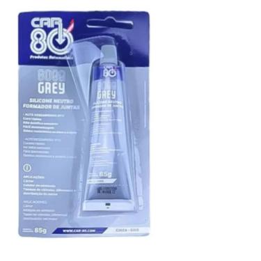 Imagem de Silicone Car80 Grey Cinza Alta Temperatura 8099 85g  67599