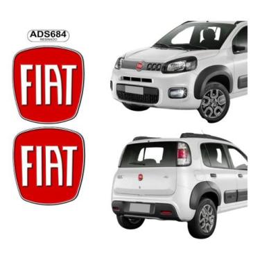 Imagem de Emblema Dianteiro E Traseiro Fiat Palio Uno Sporting Resinad - Resitan