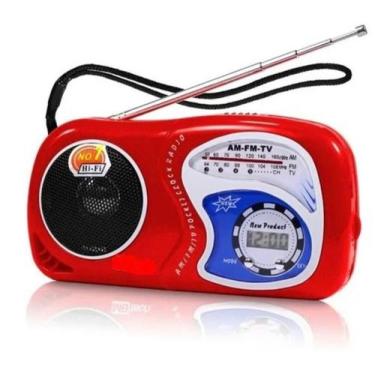 Imagem de Radio Reprodutor de Som - Lelong, Vermelho