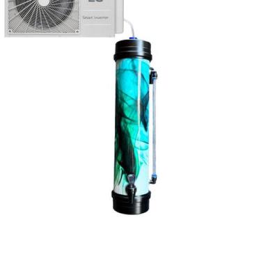 Imagem de Coletor De Água Drenoeco - 3,5L - Cor Fumaças - 50Cm. - Tdr Soluções -
