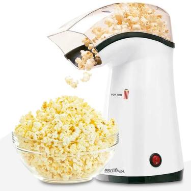 Imagem de Pipoqueira Britânia Pop Time Cor Branco 127v - BRITANIA