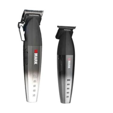 Imagem de Máquina de Corte  Cabelo Wmark NG  2038 + Acabamento NG 325, Prata