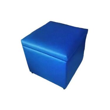 Imagem de Puff bau azul - Loja dos puffs