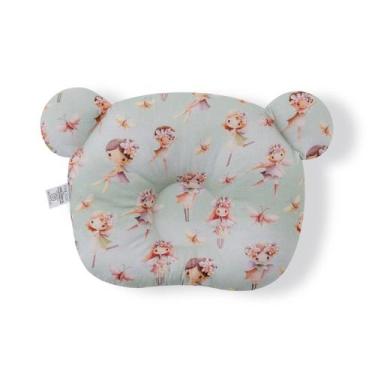 Imagem de Travesseiro Almofada Rn Bebê Anatômico Para Bebê MENINA - FADAS - CLIC