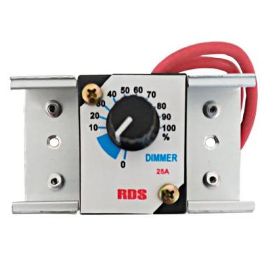 Imagem de Dimer 25A 4000W Bovolt Controle Velocidade Dimmer Variador Potência - 