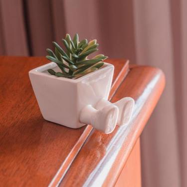 Imagem de Cachepot Vasinho Perninhas P/ Suculentas p/ Plantinhas Flores Artifici
