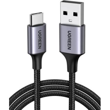Imagem de Cabo UGREEN 1,5M USB C / tipo C para USB A 3A 480 Mbps nylon compatíve