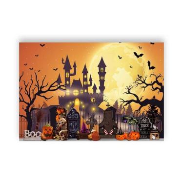 Imagem de Fundo Fotográfico 2,20 x 1,50 - Cenário Halloween Alaranjado 055 - Via