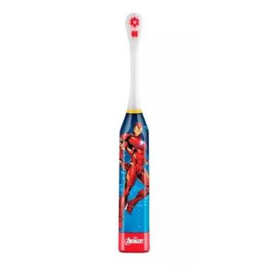 Imagem de Escova Dental Infantil Eletrica C/refil Cabo Marvel Homem de Ferro HC0