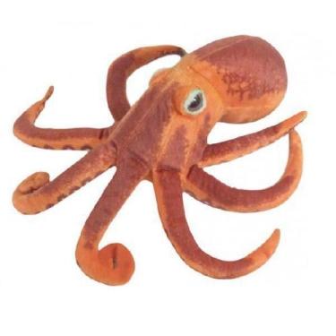 Imagem de Polvo de Pelúcia Real 33 cm Antialérgico - Mirante Brasil