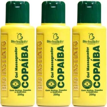 Imagem de Kit Com 3 Gel Copaíba Bio Instinto Com Arnica, Copaiba