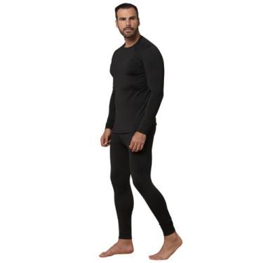 Imagem de Conjunto Frio Blusa e Calça Roupa Térmica Segunda Pele Quente - HypeKi