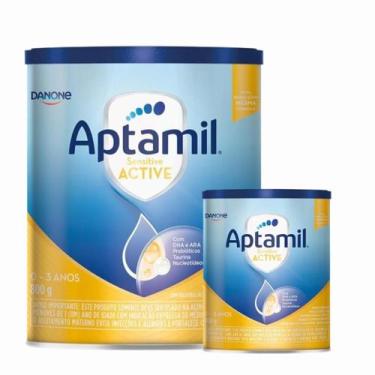 Imagem de 2 Latas- Fórmula Infantil em pó Aptamil Active- Danone 800gr