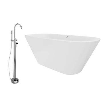 Imagem de Kit banheira de imersão e misturador monocomando - nab0003-c + tab0028